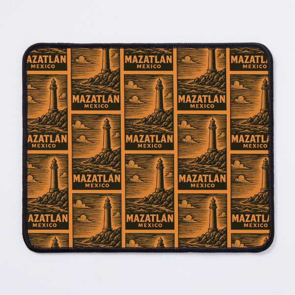 Item preview, Mazatlan Mexico Linocut Style designed and sold by Thistle-TShop.
