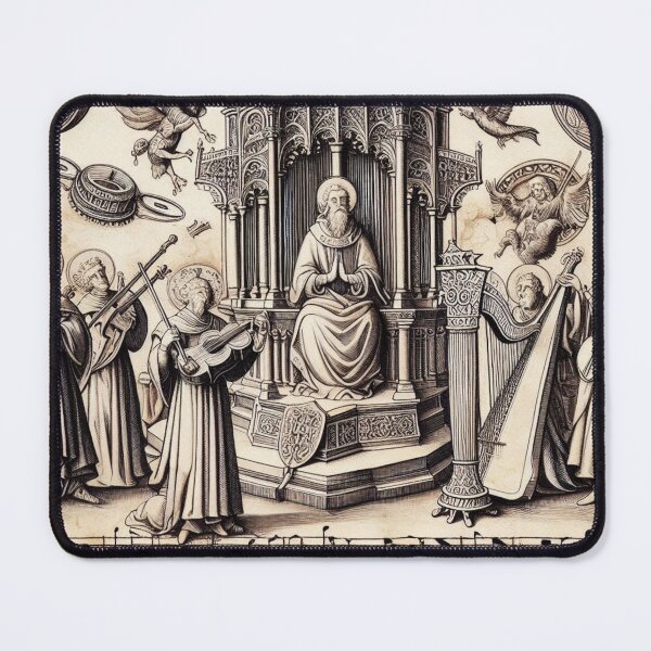 Item preview, The Heavenly Choir – Medieval Sacred Music Illustration designed and sold by Sybille-Yates.
