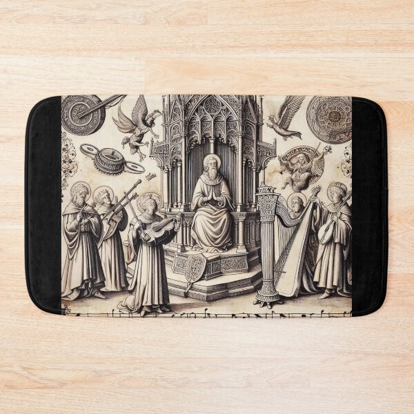 Item preview, The Heavenly Choir – Medieval Sacred Music Illustration designed and sold by Sybille-Yates.