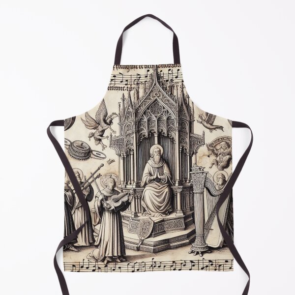 Item preview, The Heavenly Choir – Medieval Sacred Music Illustration designed and sold by Sybille-Yates.