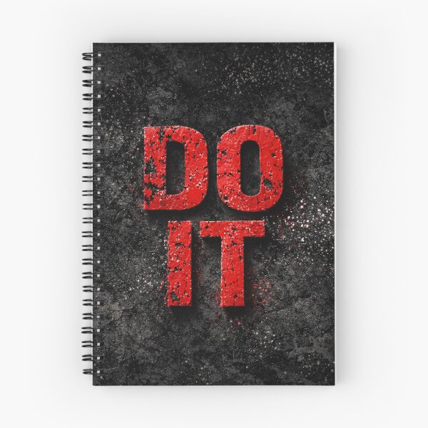 Item preview, Do It Grunge Red Type designed and sold by Kaleidoscope Print.