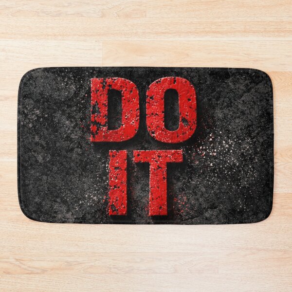 Item preview, Do It Grunge Red Type designed and sold by Kaleidoscope Print.
