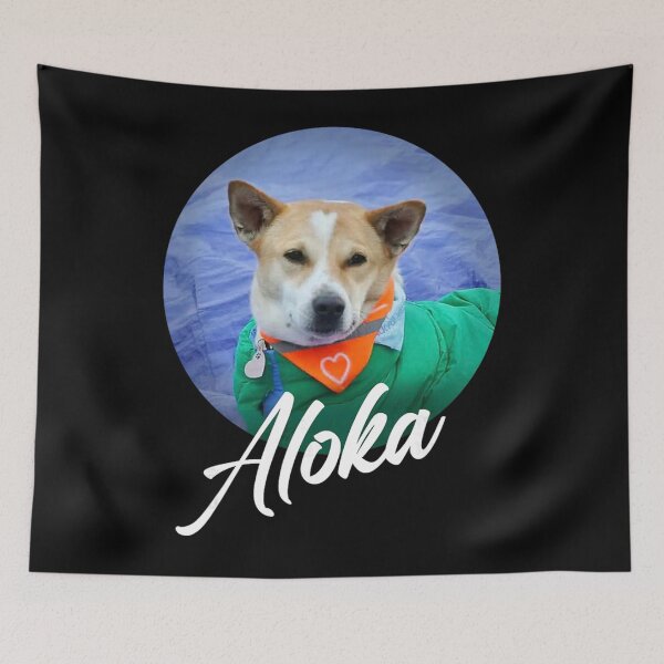Item preview, Aloka – The Walk for Peace Monk Dog Spreading Hope  designed and sold by CristHuds.