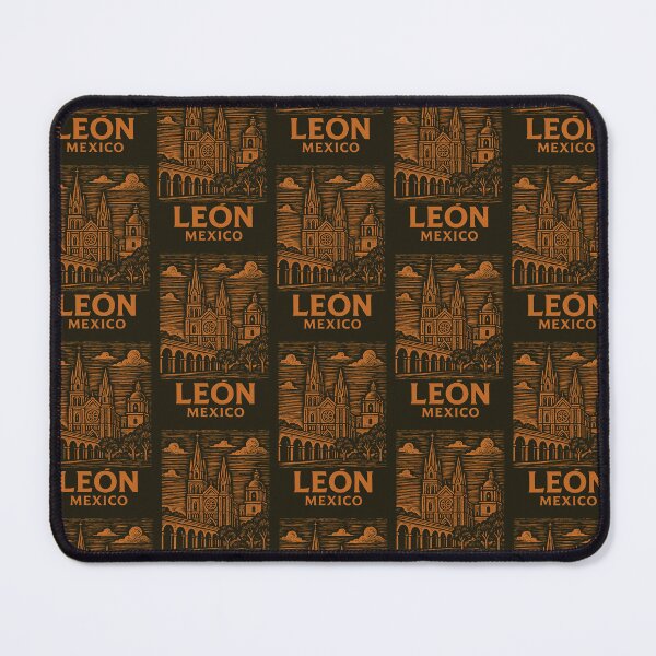 Item preview, Leon Mexico Linocut Style designed and sold by Thistle-TShop.
