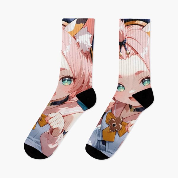 Item preview, Diona Genshin Impact Kawaii Cat Girl Close Up With Teal Eyes designed and sold by CarlosBender.