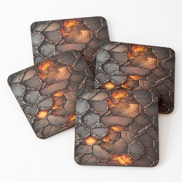 Item preview, Molten Stone Mosaic designed and sold by Kaleidoscope Print.