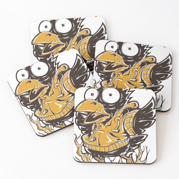 Item preview, Stay High – Funny Cartoon Bird Illustration Design designed and sold by Minimal Vibe Studio.