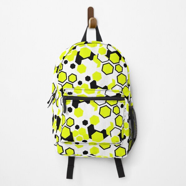 Item preview, Neon Hex - Cell - YELLOW Honeycomb Geometric Mosaic designed and sold by The Nomadic Designs.
