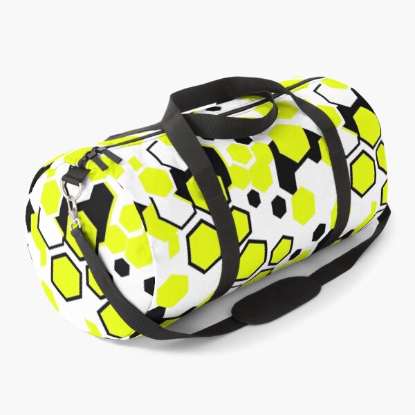 Item preview, Neon Hex - Cell - YELLOW Honeycomb Geometric Mosaic designed and sold by The Nomadic Designs.