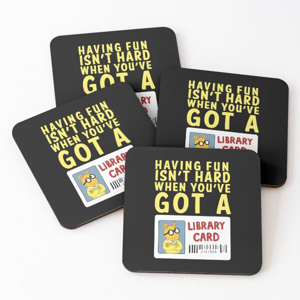 Item preview, Arthur Library Card Funny Quote  designed and sold by Lucldwellez.