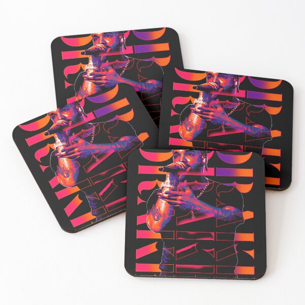 Item preview,  Drake Neon Rap Performer Gradient Urban  designed and sold by MAH NOOR ILYAS.