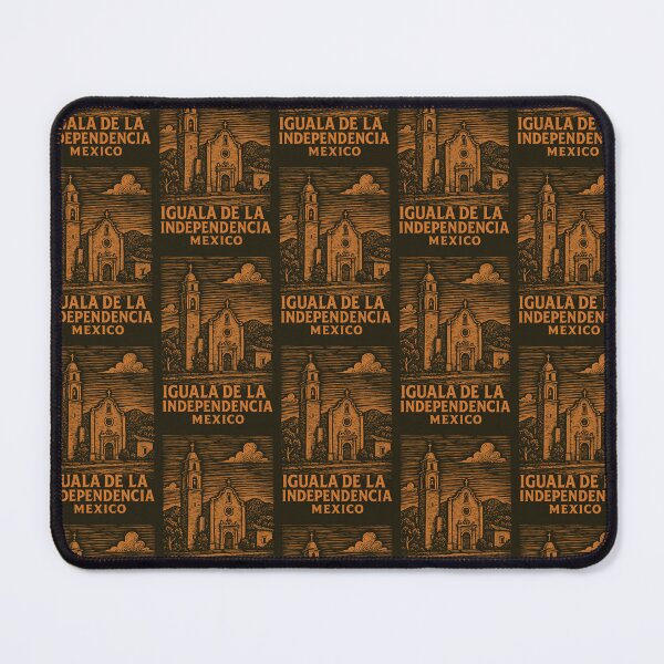 Item preview, Iguala de La Independencia Mexico Linocut Style  designed and sold by Thistle-TShop.