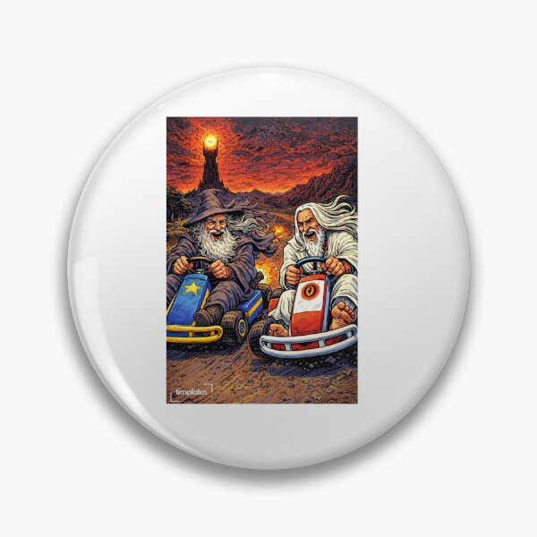 Item preview, Gandalf and Saruman Go-Karting LOTR designed and sold by Timplates.