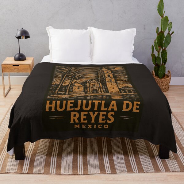 Item preview, Huejutla de Reyes Mexico Linocut Style designed and sold by Thistle-TShop.