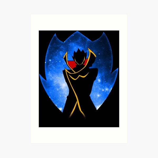 Zero Code Geass Art Print By Dandeelion Redbubble