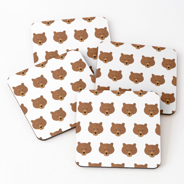 Item preview, Bear heads on white designed and sold by reneesillus.