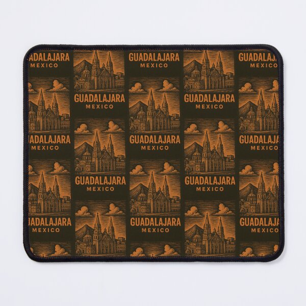 Item preview, Guadalajara Mexico Linocut Style designed and sold by Thistle-TShop.