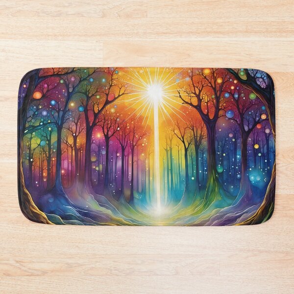 Item preview, Colorful Forest Path designed and sold by CalmnessbyChoice.