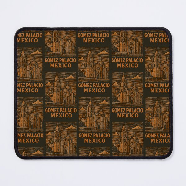 Item preview, Gomez Palacio Mexico Linocut Style  designed and sold by Thistle-TShop.