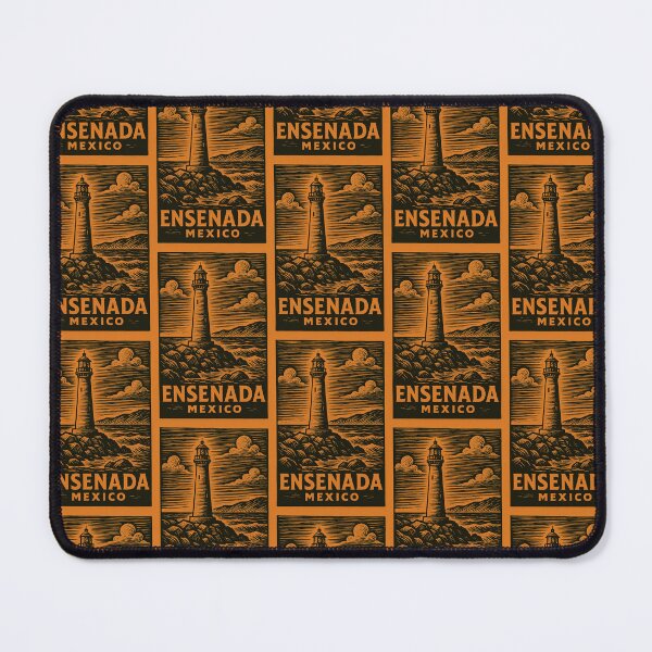 Item preview, Ensenada Mexico Linocut Style  designed and sold by Thistle-TShop.
