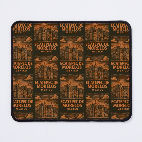 Item preview, Ecatepec de Morelos Mexico Linocut Style designed and sold by Thistle-TShop.