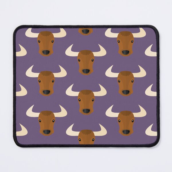 Item preview, Bull's heads on purple designed and sold by reneesillus.