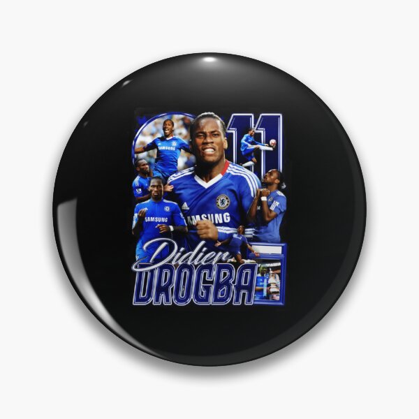 Item preview, Didier Drogba Vintage Collage Chelsea Legend Style designed and sold by Mickieurkett.