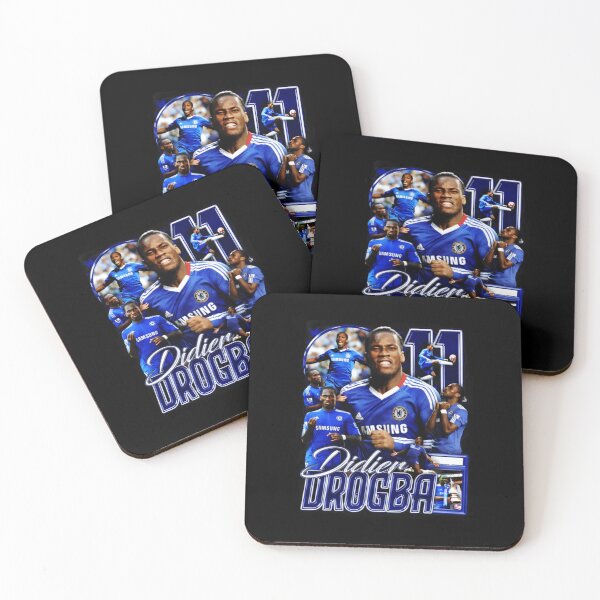 Item preview, Didier Drogba Vintage Collage Chelsea Legend Style designed and sold by Mickieurkett.