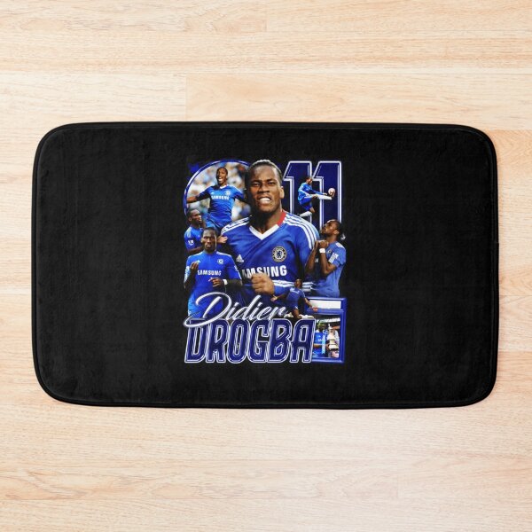 Item preview, Didier Drogba Vintage Collage Chelsea Legend Style designed and sold by Mickieurkett.