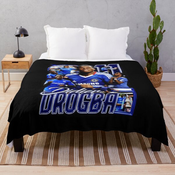 Item preview, Didier Drogba Vintage Collage Chelsea Legend Style designed and sold by Mickieurkett.