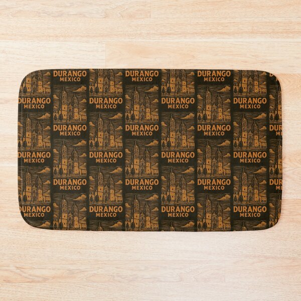Item preview, Durango Mexico Linocut Style  designed and sold by Thistle-TShop.