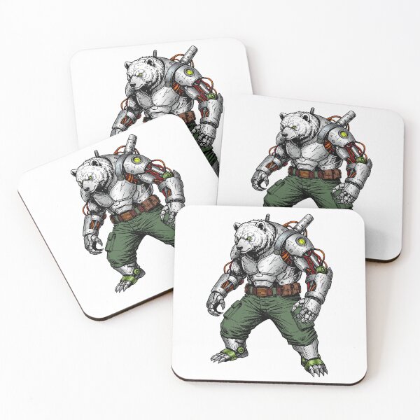 Item preview, The Cybernetic Fighting Bear designed and sold by krabbaraban.