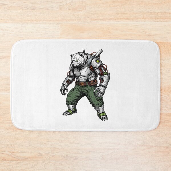 Item preview, The Cybernetic Fighting Bear designed and sold by krabbaraban.