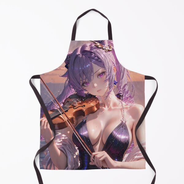 Item preview, Keqing Genshin Impact Sunset Violin Seaside Calm designed and sold by CarlosBender.