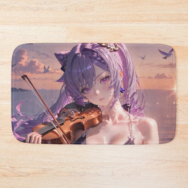 Item preview, Keqing Genshin Impact Sunset Violin Seaside Calm designed and sold by CarlosBender.