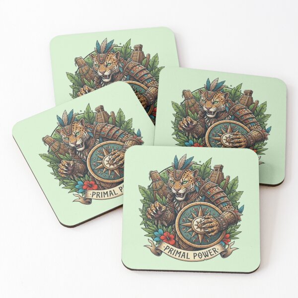 Item preview, Primal Power – Jaguar Warrior Design designed and sold by Dogandesighn.