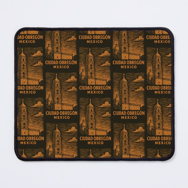 Item preview, Ciudad Obregon Mexico Linocut Style designed and sold by Thistle-TShop.