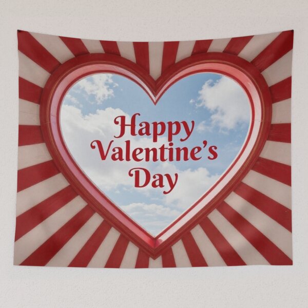 Item preview, Happy Valentine's Day Neon Sign Art - Glowing Valentine Wall Decor designed and sold by BlackAndBrown.