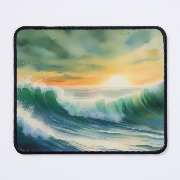 Item preview, Ocean Waves at Sunrise designed and sold by CalmnessbyChoice.