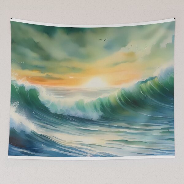 Item preview, Ocean Waves at Sunrise designed and sold by CalmnessbyChoice.