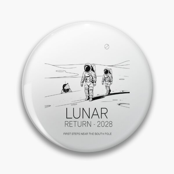 Item preview, 2028 moon landing - Mission data schematic - South Pole descent - 2028 Moon surface operations - Next-gen astronaut - Field science - Lunar researcher – Astrogeology - Science expedition designed and sold by JansenGS.
