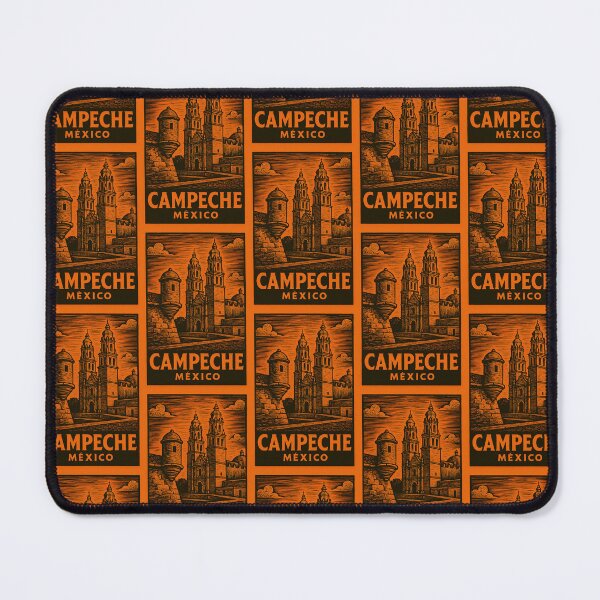 Item preview, Campeche Mexico Linocut Style designed and sold by Thistle-TShop.