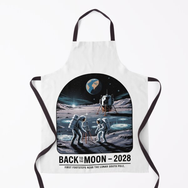 Item preview, moon mission - lunar south pole - 2028 moon landing - space patch - fictional mission - lunar exploration – selenology - space science - Orbital mechanics - Lunar site analysis designed and sold by JansenGS.