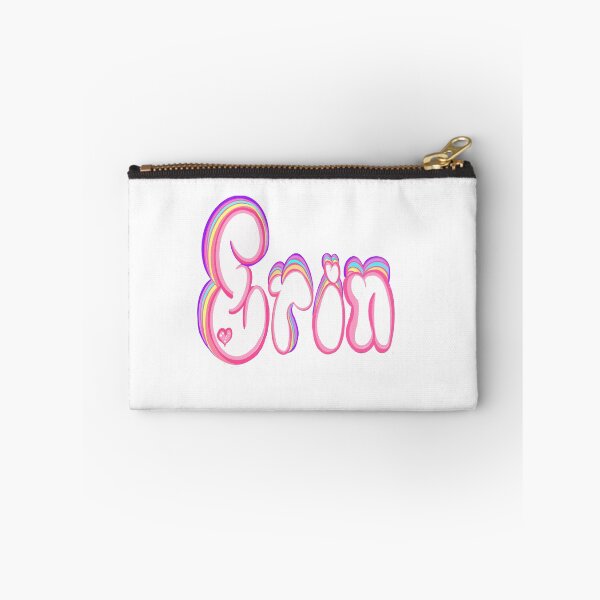 Item preview, Erin Name - Personalized pink Bubble Letters Daisy Flowers gift for girls and women named Erin designed and sold by Artonmytee.