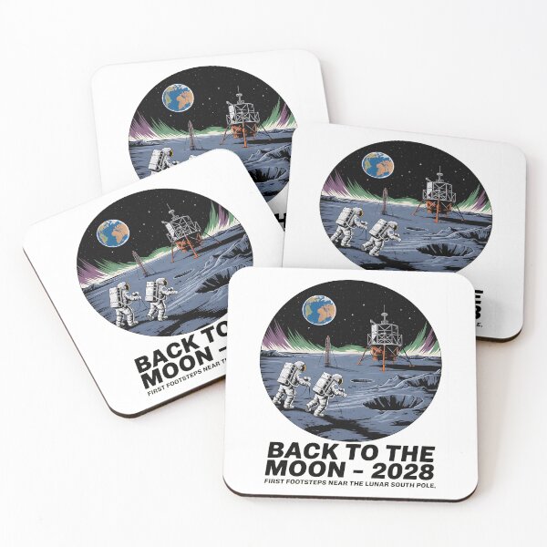 Item preview, moon mission - lunar south pole - 2028 moon landing - Space architecture - Extraterrestrial engineering - Lunar schematic - South Pole Moon mission - Mission patch aesthetic - Technical spacewear designed and sold by JansenGS.