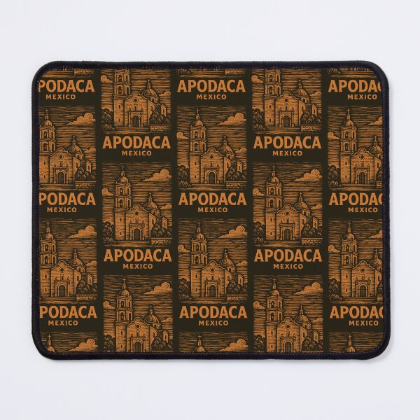 Item preview, Apodaca Mexico Linocut Style designed and sold by Thistle-TShop.