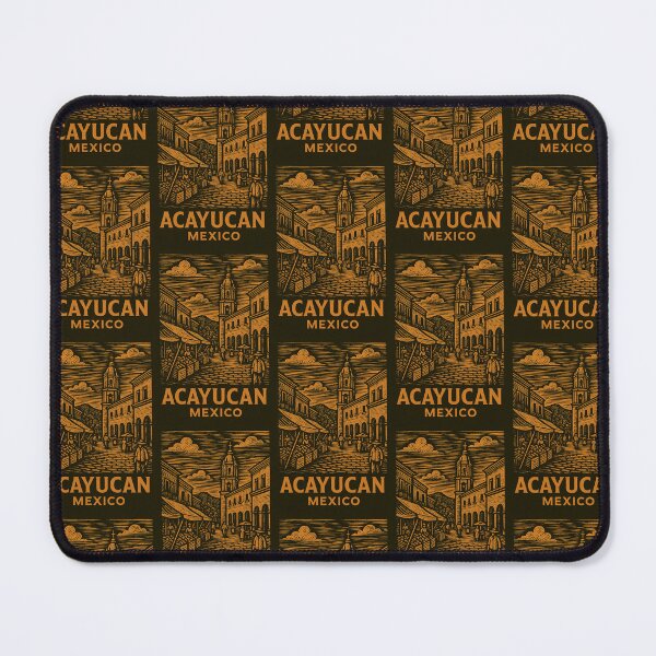 Item preview, Acayucan Mexico Linocut Style designed and sold by Thistle-TShop.