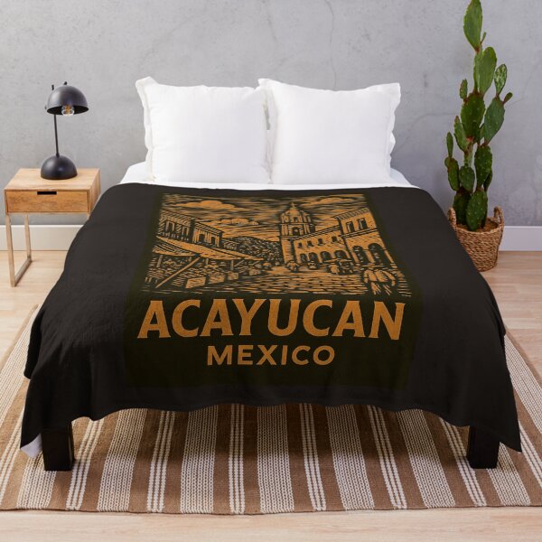Item preview, Acayucan Mexico Linocut Style designed and sold by Thistle-TShop.