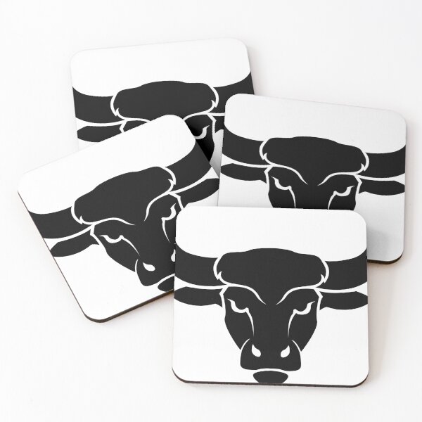 Item preview, Powerful Angry Bull Head - Minimalist Black Art designed and sold by kamelouari.