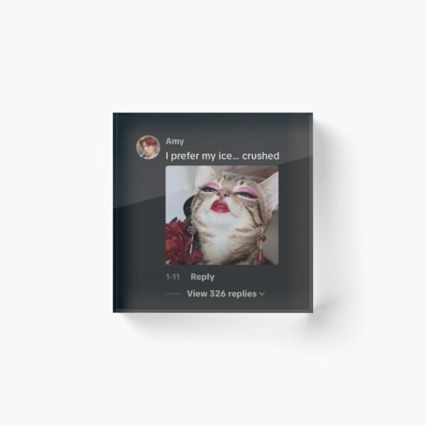 Item preview, i prefer my ice crushed cat meme designed and sold by worcky.